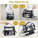 Portable vanity case transparent cosmetic bag, toilet bag storage bag, cosmetic bag transparent bag, Transparent Cosmetic Bag,