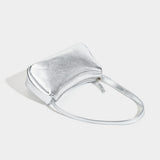 Silver small shoulder bag Design shoulder Bag, Bag Women's Summer Temperament Versatile Shoulder Bag  Hobo Handbag