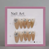 White Nail Wear Nail Art Reusable Press on Nails False Nails