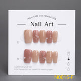 White Nail Wear Nail Art Reusable Press on Nails False Nails