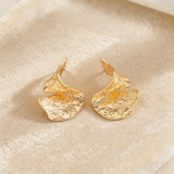 Trendy Chanel-Style Vintage Geometric Twisted Earrings