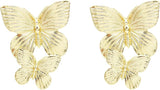 Faux Fur Pom Pom Tassel Drop Dangle Earrings Set