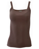 BASIC COTTON Free Spirit Premium Quality 100% Cotton Women's Tank Top. Proudly Made in Italy (616)