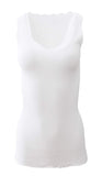 BASIC COTTON Free Spirit Premium Quality 100% Cotton Women's Tank Top. Proudly Made in Italy (603)