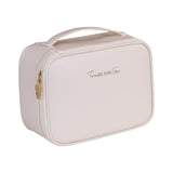 Makeup bag with compartments, makeup bag organizer, 6 large divisions portable large capacity high-end makeup bag, travel makeup brush cosmetic storage bag