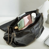 Crossbody shoulder quilted large capacity bag women, versatile commuter bag, chain crossbody bag, shoulder bag