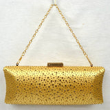 Elegant Studded Crystal Clutch Womens Evening Bag