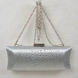 Elegant Studded Crystal Clutch Womens Evening Bag