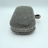 Embellished Box Clutch with Ring Top Clasp