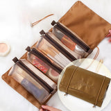 Four-in-one cosmetic bag, makeup bag organizers,Travel makeup bag,Portable travel storage portable toilet bag,