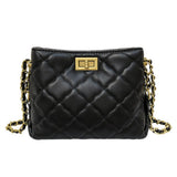 Mini crossbody purse women, spring and summer women's bags popular fashion versatile diamond chain crossbody bag,