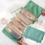 Four-in-one cosmetic bag, makeup bag organizers,Travel makeup bag,Portable travel storage portable toilet bag,