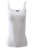 BASIC COTTON Free Spirit Premium Quality 100% Cotton Women's Tank Top. Proudly Made in Italy (616)