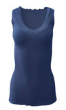 BASIC COTTON Free Spirit Premium Quality 100% Cotton Women's Tank Top. Proudly Made in Italy (603)