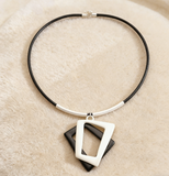 Minimalist Geometric Pendant & Earring Set