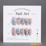 White Nail Wear Nail Art Reusable Press on Nails False Nails