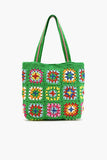 Rooted Radiance Crochet Tote