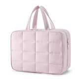 Travel toilet bag, with jewelry storage bag, hanging toilet bag, fluffy cosmetic bag, storage bag travel bag, makeup bag with compartments,