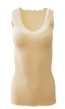 BASIC COTTON Free Spirit Premium Quality 100% Cotton Women's Tank Top. Proudly Made in Italy (603)