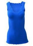 BASIC COTTON Free Spirit Premium Quality 100% Cotton Women's Tank Top. Proudly Made in Italy (603)