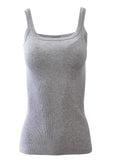 BASIC COTTON Free Spirit Premium Quality 100% Cotton Women's Tank Top. Proudly Made in Italy (616)