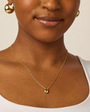 14K Gold Plated Dainty Pear Pendant Necklace for Women - Delicate Teardrop Necklaces