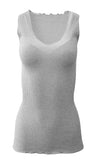 BASIC COTTON Free Spirit Premium Quality 100% Cotton Women's Tank Top. Proudly Made in Italy (603)