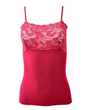 EGI Luxury Modal Women's Lace-Trimmed Camisole. Proudly Made in Italy (1135)