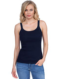BASIC COTTON Free Spirit Premium Quality 100% Cotton Women's Tank Top. Proudly Made in Italy (616)