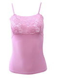 EGI Luxury Modal Women's Lace-Trimmed Camisole. Proudly Made in Italy (1135)
