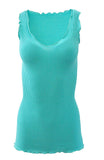 BASIC COTTON Free Spirit Premium Quality 100% Cotton Women's Tank Top. Proudly Made in Italy (603)