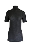 EGI Exclusive Merino Wool Blend Top with Short Sleeves. Proudly Made in Italy (8218)