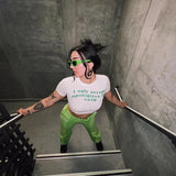 Apologize In Cash Graphic Baby Tee - AfterAmour