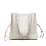 Genuine leather large hobo bag for women commuter bucket bag 5558