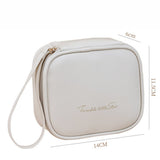 Portable PU Makeup Bags – Small Cream Lipstick Envelope Carry Cosmetic Bag for Students, Ideal for Sanitary Napkin and Small Storage Essentials