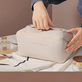 Makeup bag organizers,stylish cosmetic bag, large capacity portable versatile travel products toilet bag woman, makeup bag with compartments,