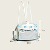 Cute transparent toddler purse, girls backpack pure cute, crossbody backpack for children teens