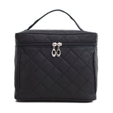 Folding mirror cosmetic bag, large capacity multi-functional toilet bag, travel waterproof storage bag,