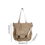 Casual fashion tote bag, stylish large capacity hobo bag, portable crossbody shoulder bag