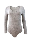 EGi Luxury Viscose Women's Bodysuit Long Sleeve. Proudly Made in Italy.