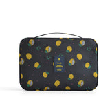 Toiletry Bag, Travel Wash Bag, Printed nylon Cosmetic Bag, Multifunctional Portable Large Capacity Storage Bag, Hangable Wash Bag