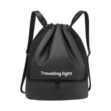 Sports fitness backpack, wet and dry separation swimming backpack purse, short trip waterproof portable backpack