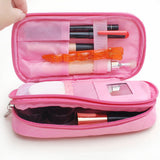 Nylon Cosmetic Bag, Waterproof Geometric Rhombus Cosmetic Wash Bag, makeup bag with compartments for College Dorm Camp Gym