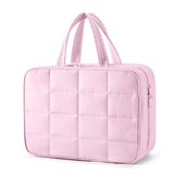 Travel toilet bag, with jewelry storage bag, hanging toilet bag, fluffy cosmetic bag, storage bag travel bag, makeup bag with compartments,