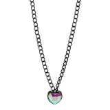 Heart Stone Pendant Necklace