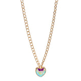 Heart Stone Pendant Necklace