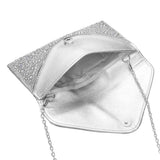 Bling Stone Studded Flap Envelop Evening Clutch Bag / Crossbody Bag