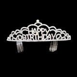 Crystal Rhinestone Happy Birthday Party Tiara