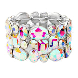Glass Crystal Stretch Evening Bracelet