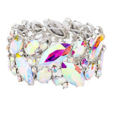 Marquise Crystal Stretch Evening Bracelet